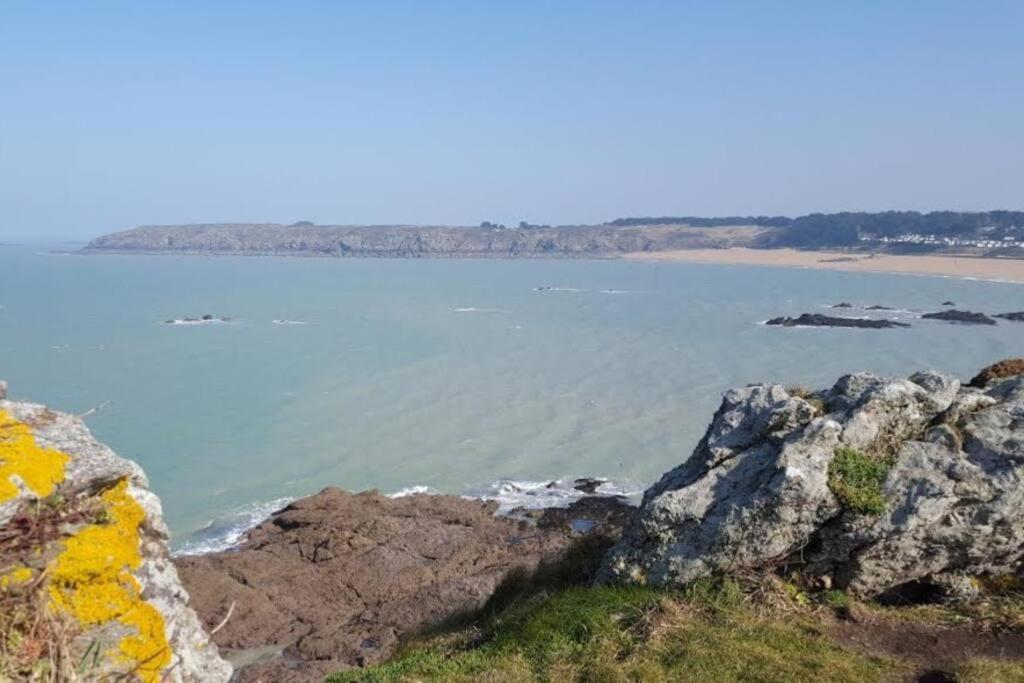 Vue Mer Pour Une Escale En Baie Du Mt-St-Michel Cherrueix Exterior foto